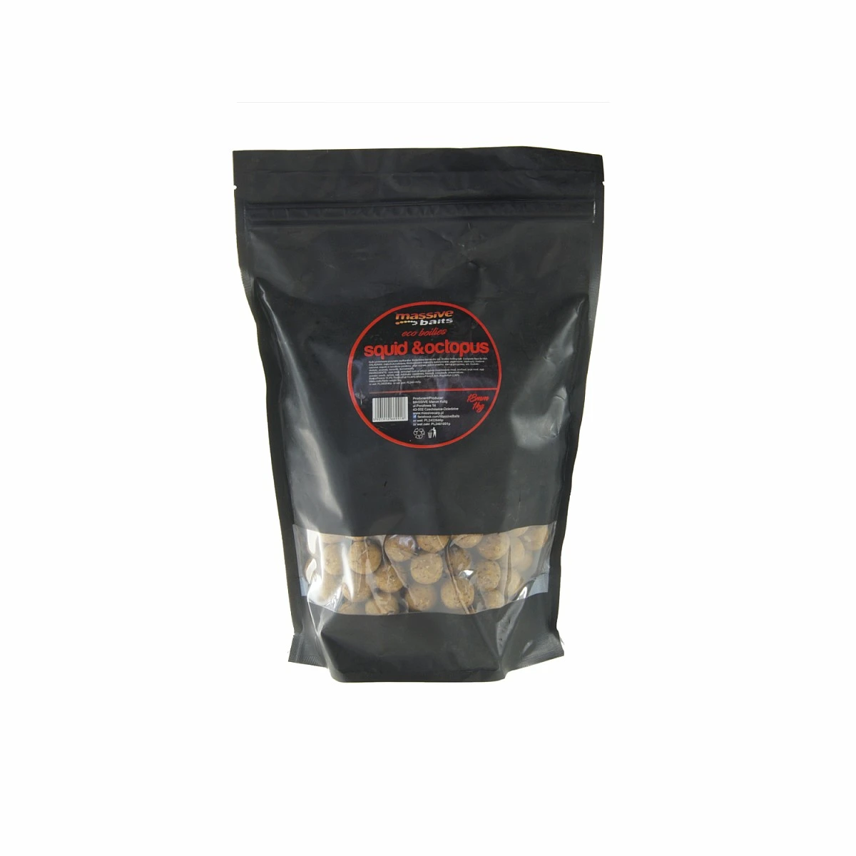 MassiveBaits Eco Boilies - Octopusambalaj 18 mm / 1 kg - MPN: ECO22.1 - EAN: 5901912669918