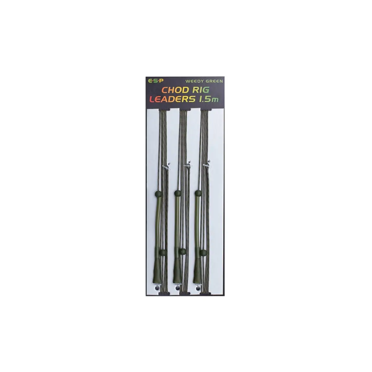 ESP Chod Rig Leaders 1.5m 3szt.  zelenýbarva zelený - MPN: ETLLCR115WG - EAN: 5055394226517