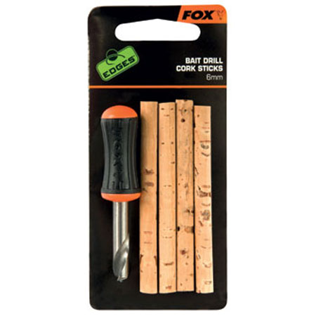 Fox Bait Drill & Cork Sticks wiertło + 4 wałeczki opakowanie