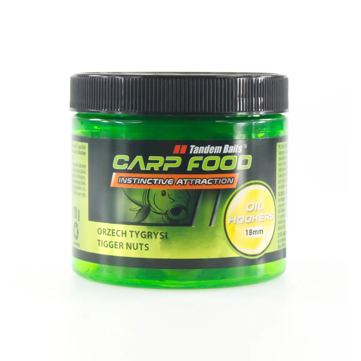 TandemBaits Carp Food Oil Hookers  - Orzech Tygrysi rozmiar 18 mm / 120g - MPN: 17555 - EAN: 5907666684405