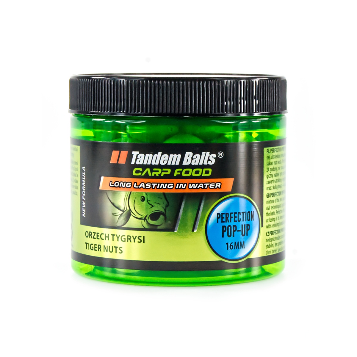 TandemBaits Carp Food Perfection Pop Up - Orzech Tygrysi rozmiar 16 mm / 70g - MPN: 12638 - EAN: 5907666689011