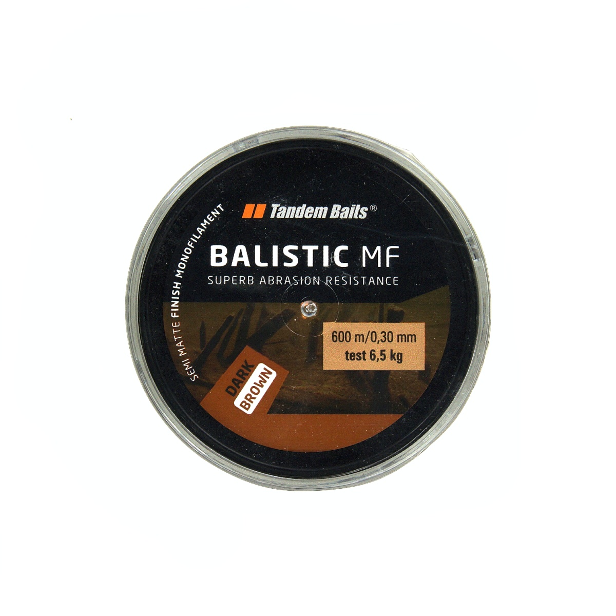 Tandem Baits Balistic MF Dark Brown - Żyłkawersja 600 m / 0,30 mm - MPN: 02960 - EAN: 5907666664049