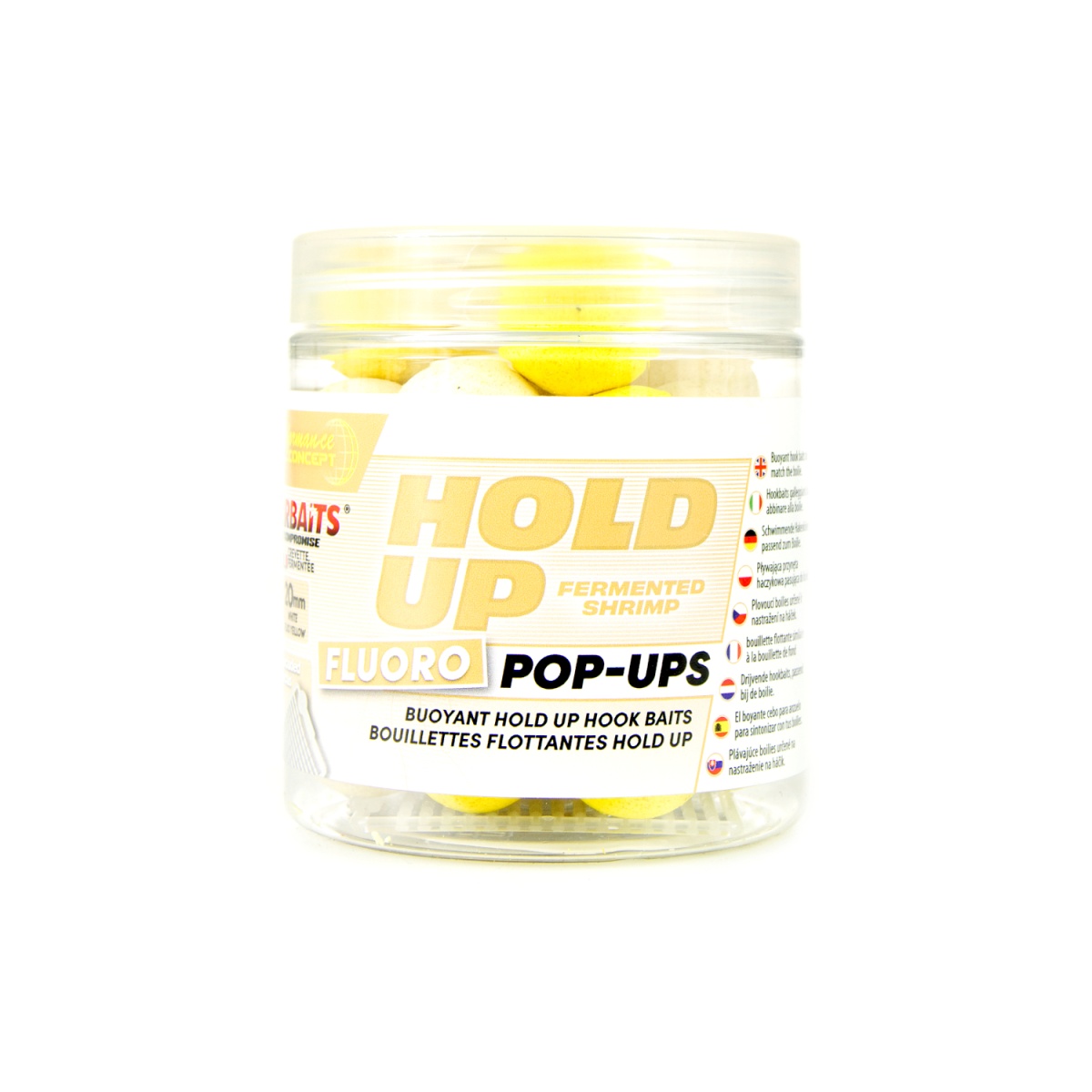 Starbaits PC Hold Up FLUO Pop-Upрозмір 12mm/50g - MPN: 81886 - EAN: 3297830818869