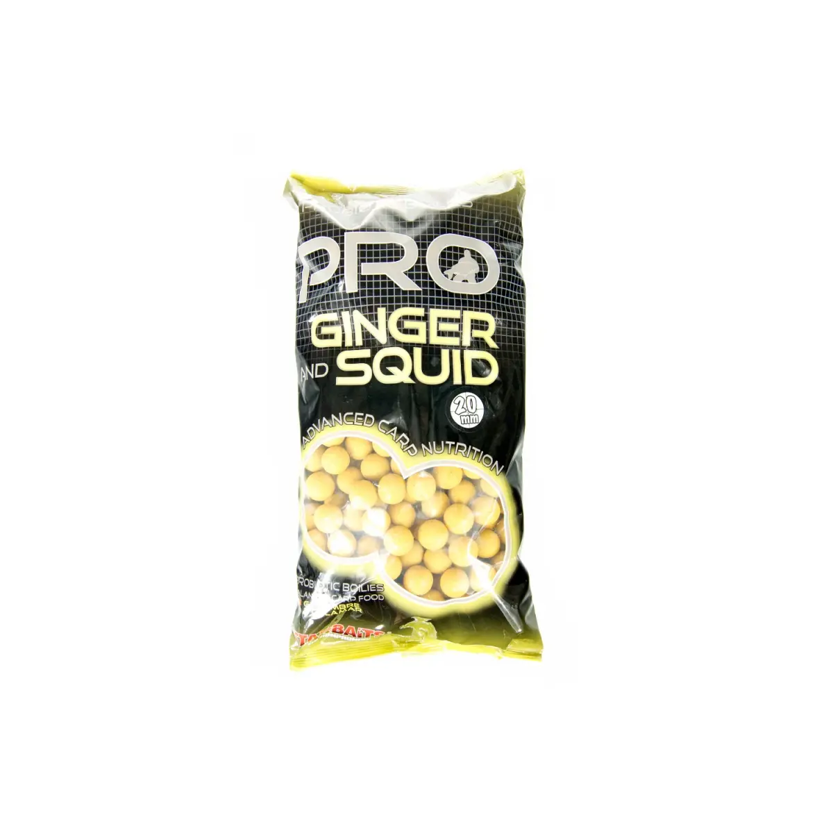 Starbaits Probiotic Ginger Squid Boiliesambalaj 14mm /2kg - MPN: 63938 - EAN: 3297830639389