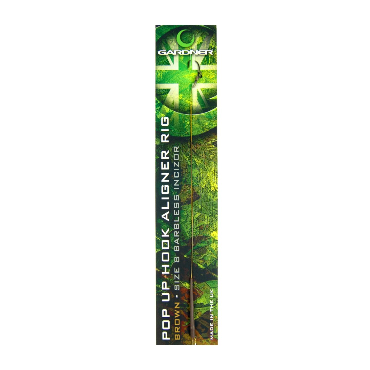 Gardner Pop Up Hook Aligner Rig - Barblessmodel 6 (Green) - EAN: 200000094942