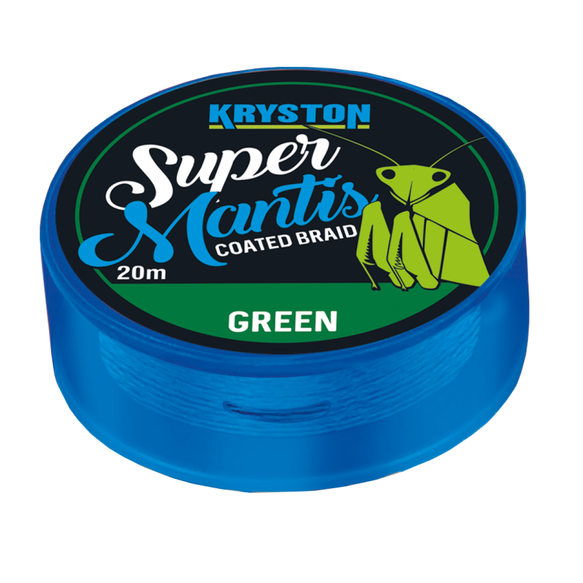 Kryston Super MANTIS Coated Braid 15 lb / Weedy Green wersja