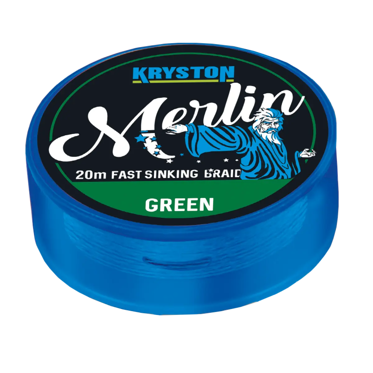 Kryston MERLIN Fast Sinking Braidversion 15 lb / Weedy Green - MPN: KR-ME6 - EAN: 4048855365345