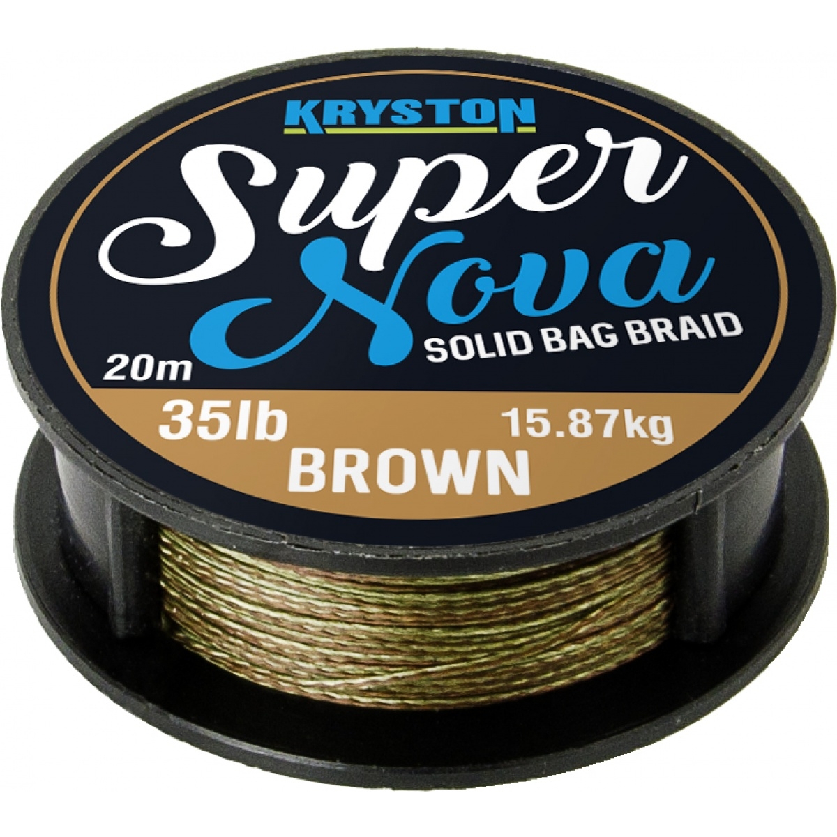 Kryston SUPER NOVA Braid 35 lb / Gravel Brown wersja