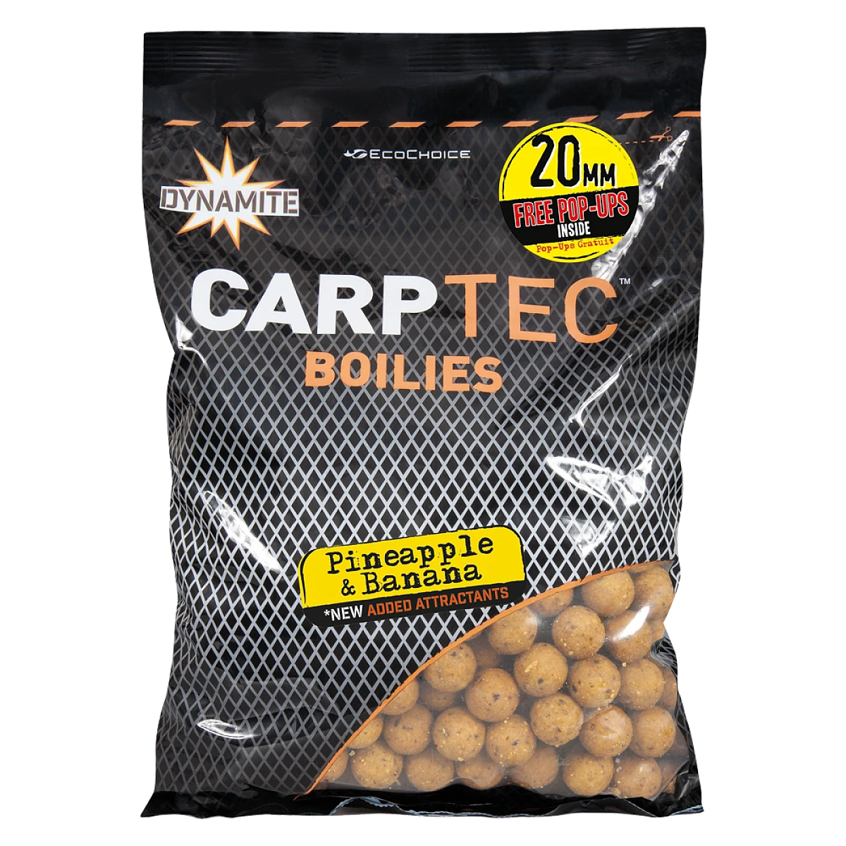DynamiteBaits Carp Tec Boilies - Pineapple & Bananamărimea 15mm / 300g - MPN: ADY041794