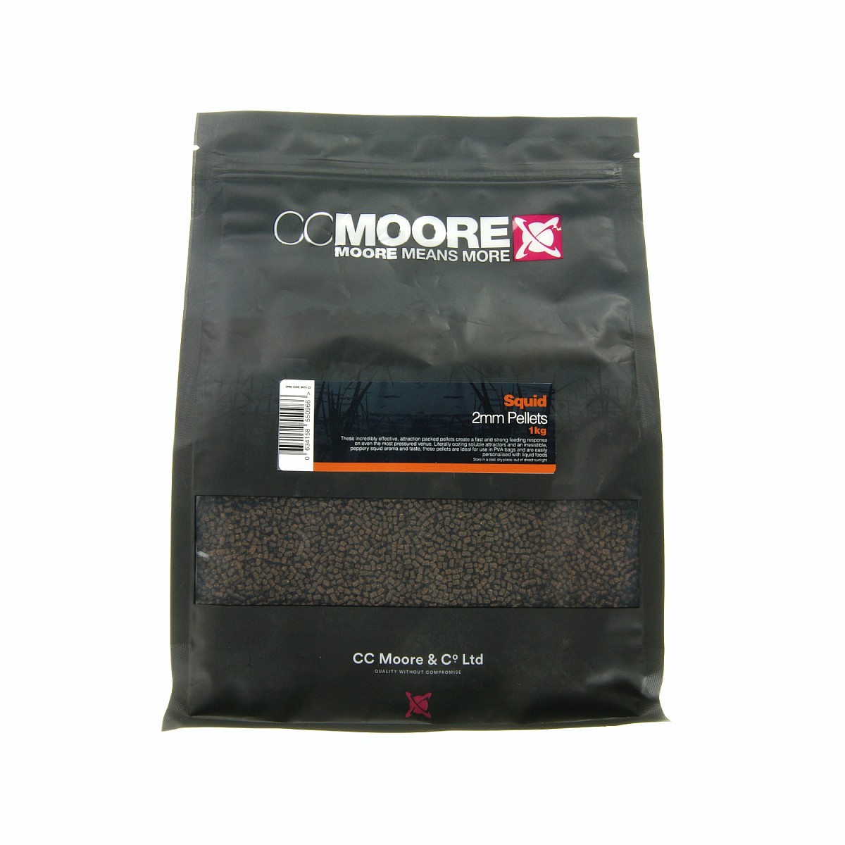 CcMoore Pellets - Squid opakowanie 2 mm / 1 kg - MPN: 90831 - EAN: 634158550966
