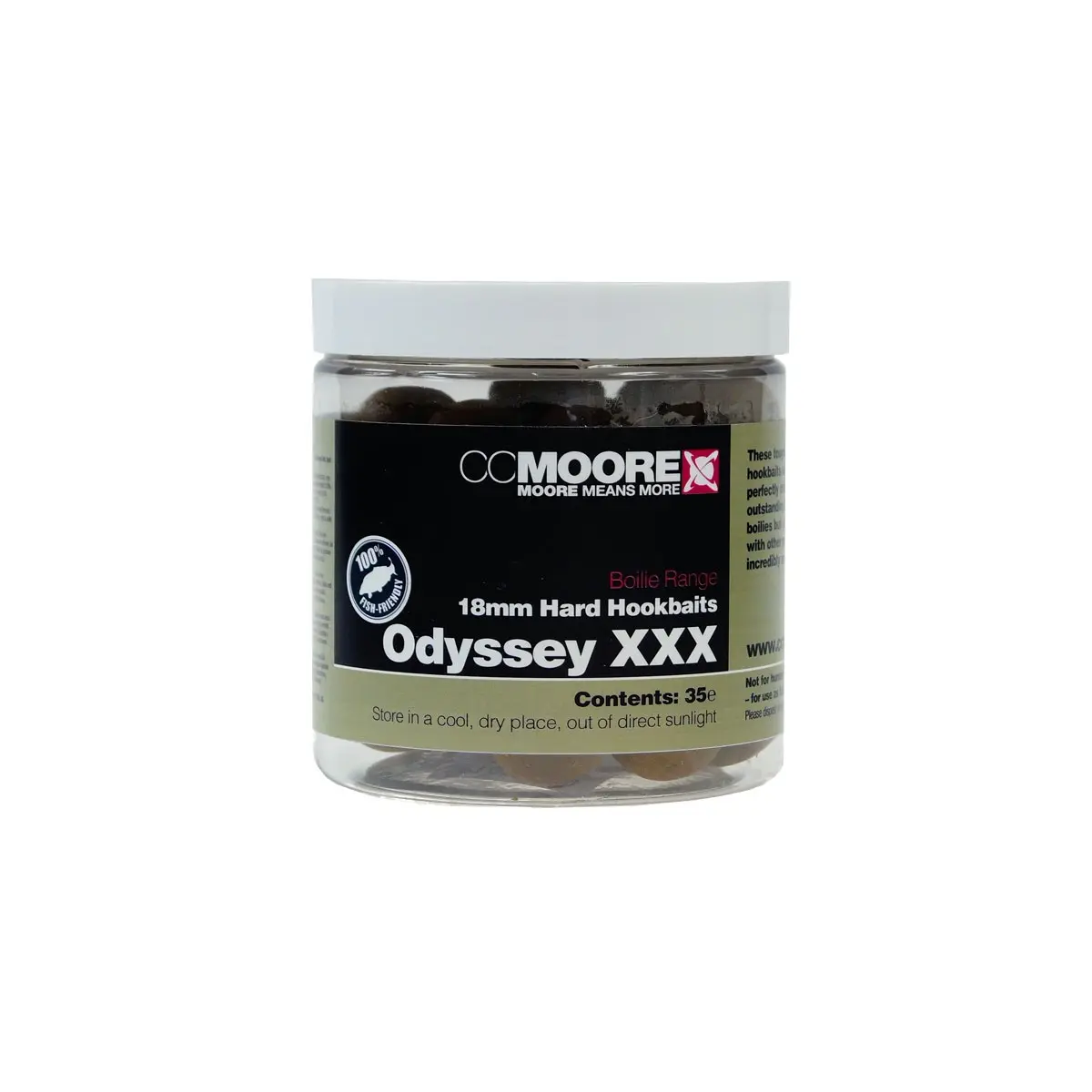 CcMoore Hard Hookbait - Odyssey XXX - Bile proteicemărimea 18 mm - MPN: 94172 - EAN: 634158436437