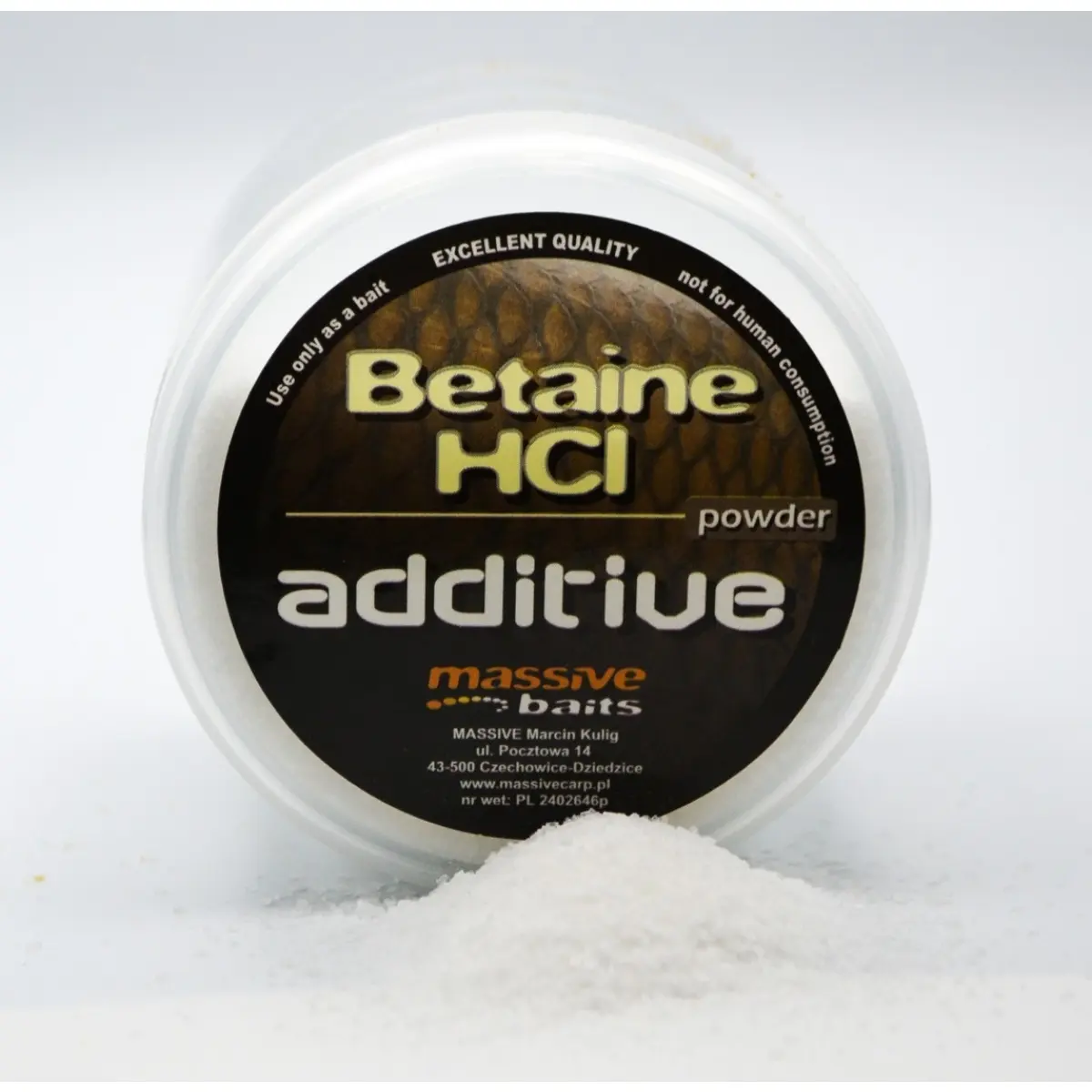 MassiveBaits Additive Betain HCLobal 100g - MPN: HQ005 - EAN: 5901912664135