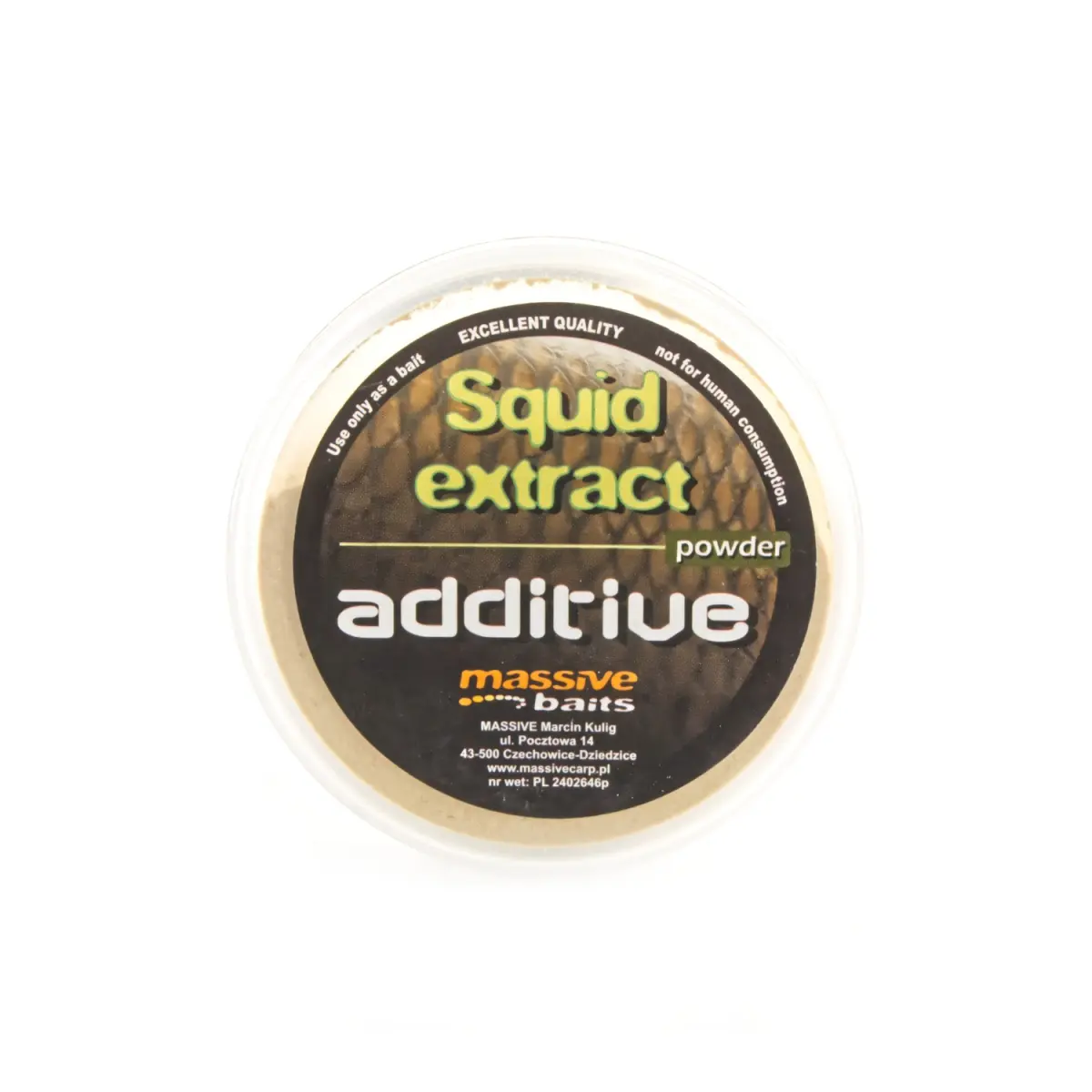 MassiveBaits Additive Extract Squid obal 100g - MPN: HQ006 - EAN: 5901912664180