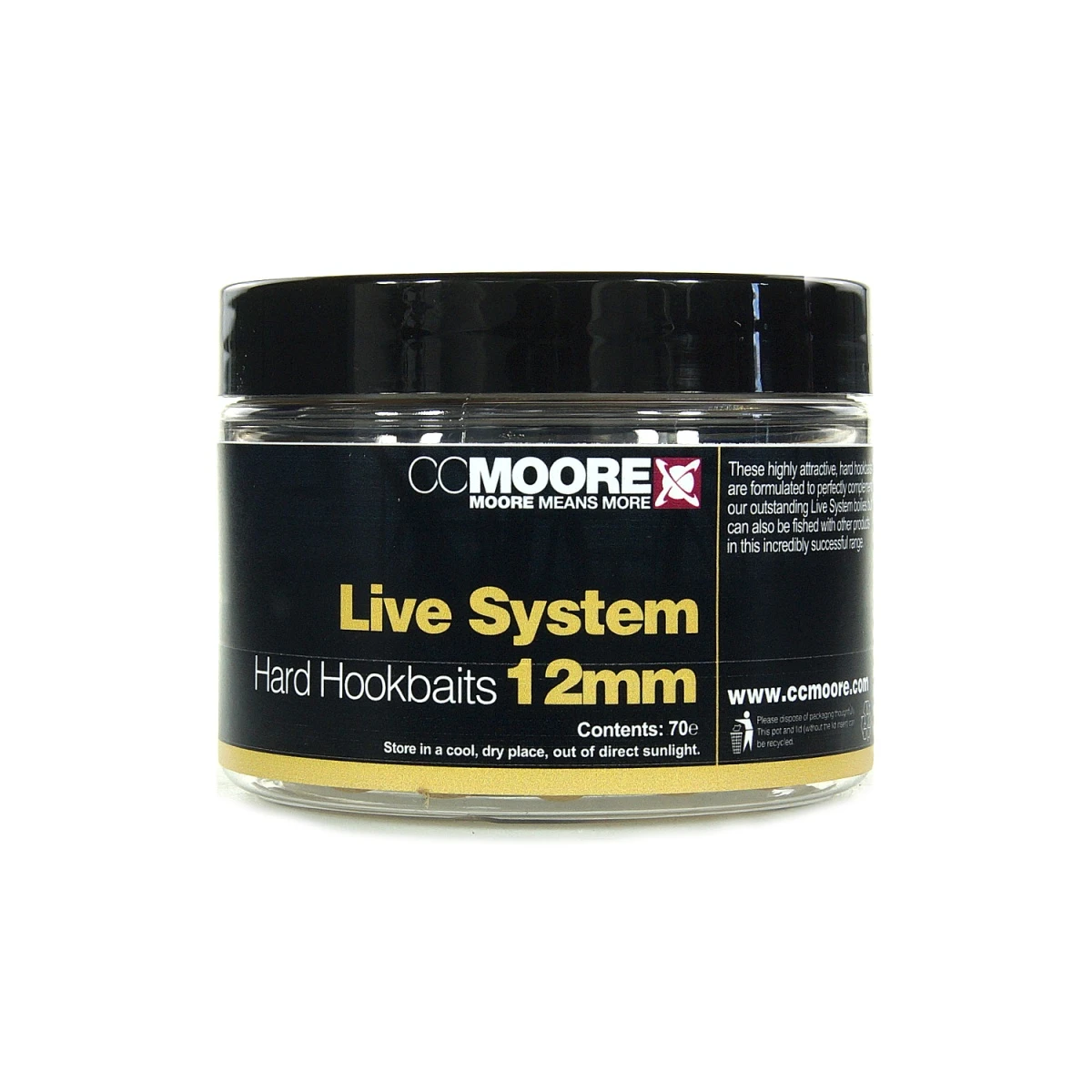 CcMoore Hard Hookbaits - Live Systemsize 12mm - MPN: 98087 - EAN: 634158550614