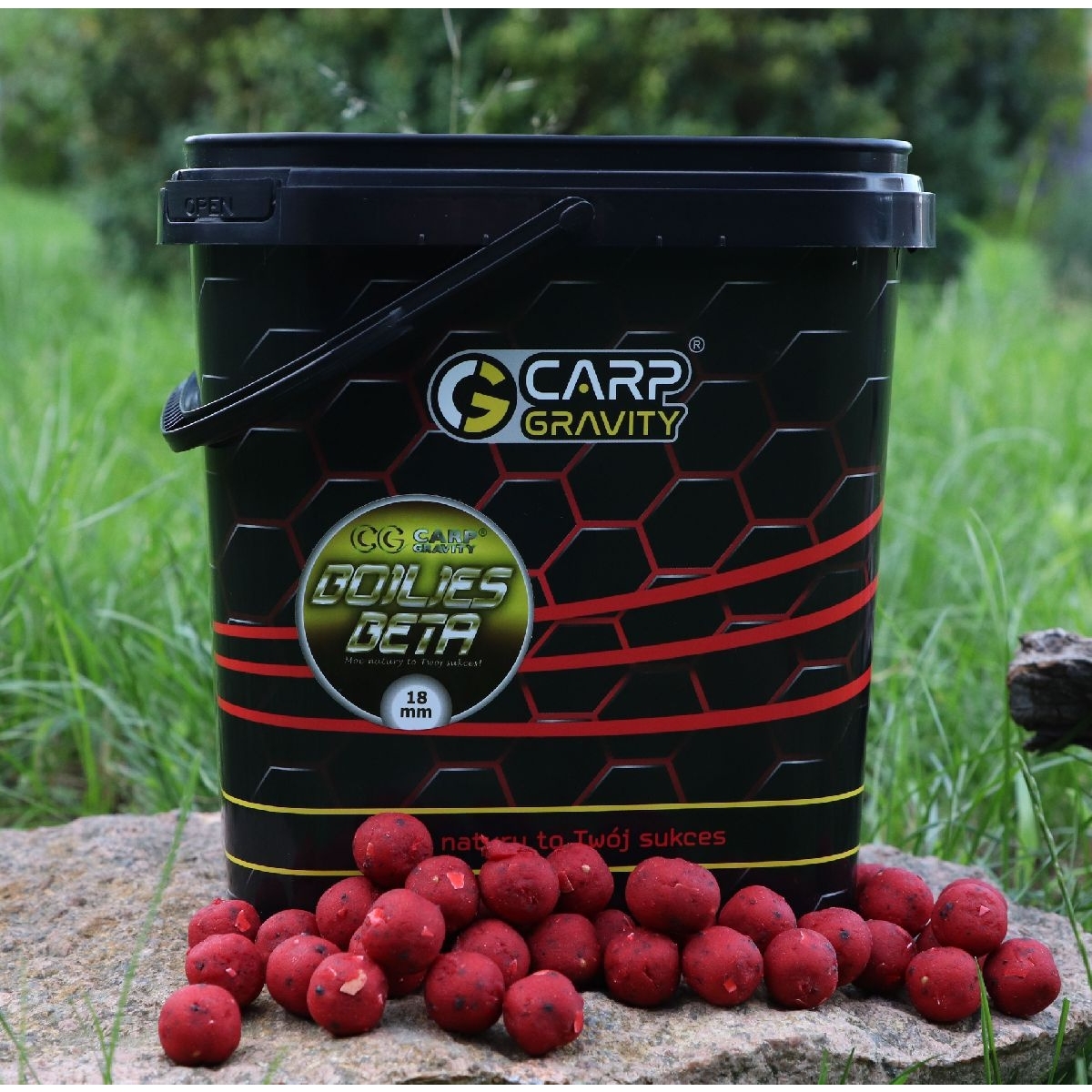 Carp Gravity Beta Natural Boilies - Różarozmiar 18mm / 3kg - MPN: KZB007 - EAN: 200000059897