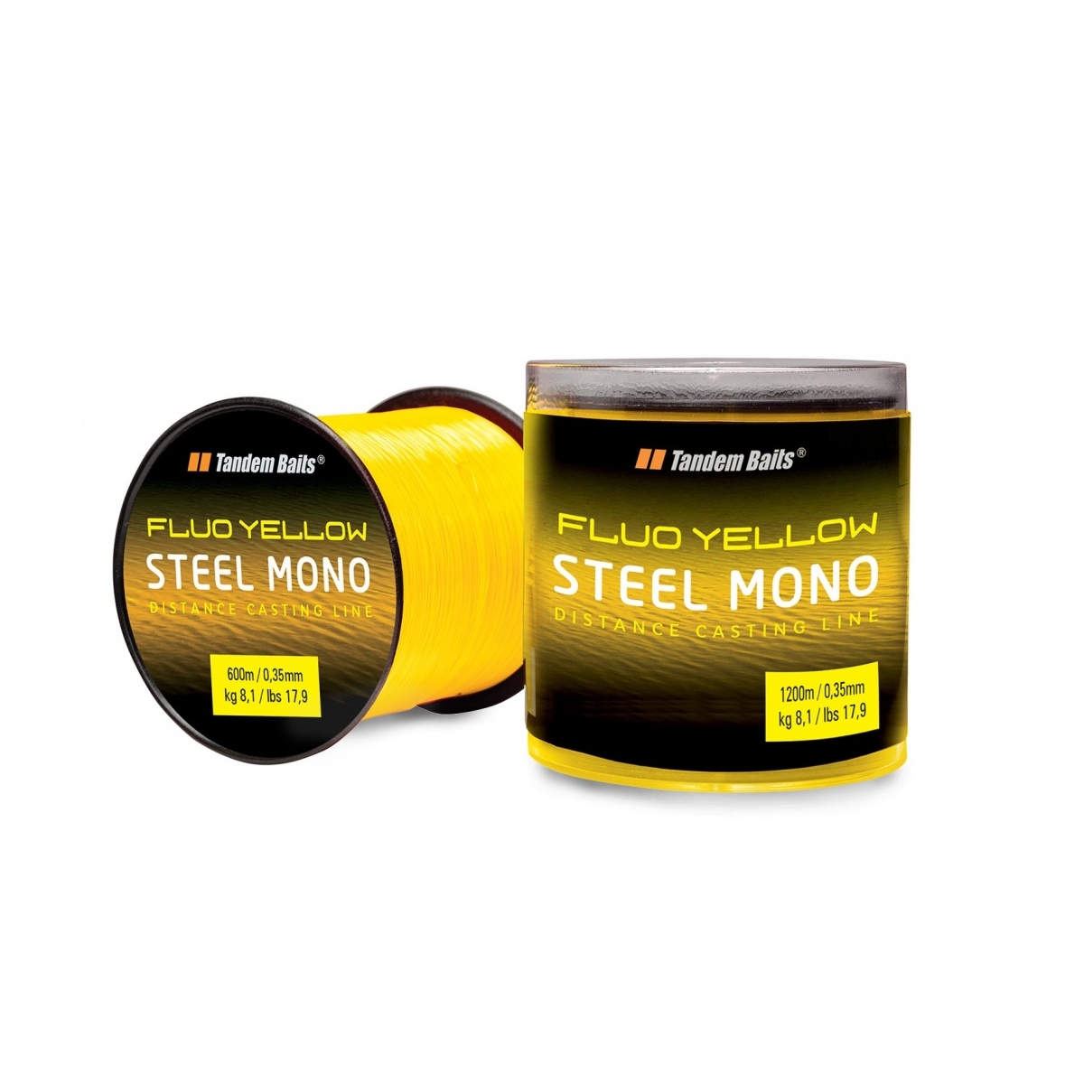 Tandem Baits Steel Mono Fluo Yellow - Żyłka głównadługość 600 m / 0,30 mm - MPN: 03019 - EAN: 5907666685709
