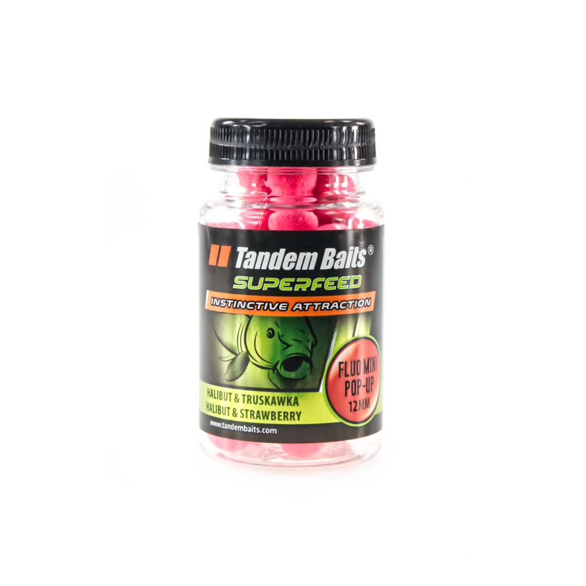 TandemBaits SuperFeed Fluo Pop-Up - Halibut Truskawkarozmiar 12mm / 30 g - MPN: 35984 - EAN: 5907666687369