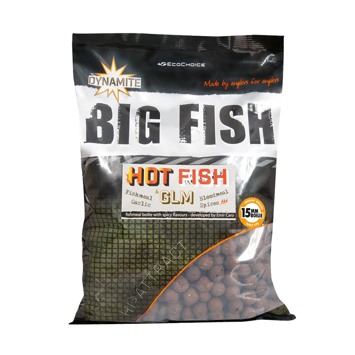 DynamiteBaits BIG FISH Boilies - Hot Fish & GLMmărimea 15 mm / 1,8kg - MPN: DY1518 - EAN: 5031745223541