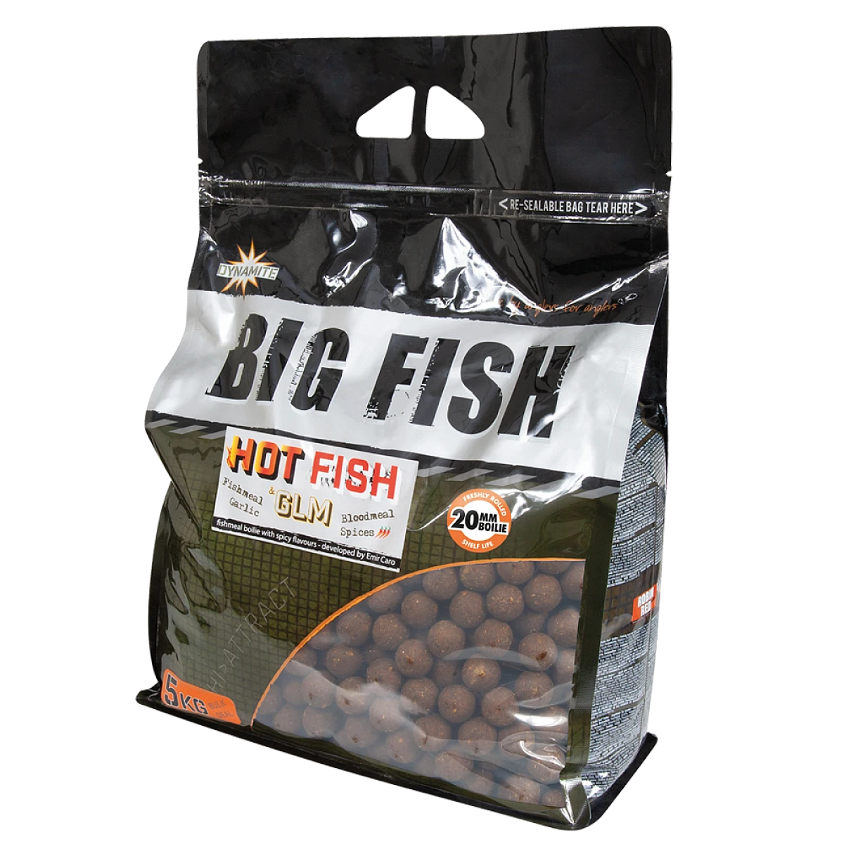 DynamiteBaits BIG FISH Boilies - Hot Fish & GLMmărimea 20 mm / 5kg - MPN: DY1526 - EAN: 5031745224760