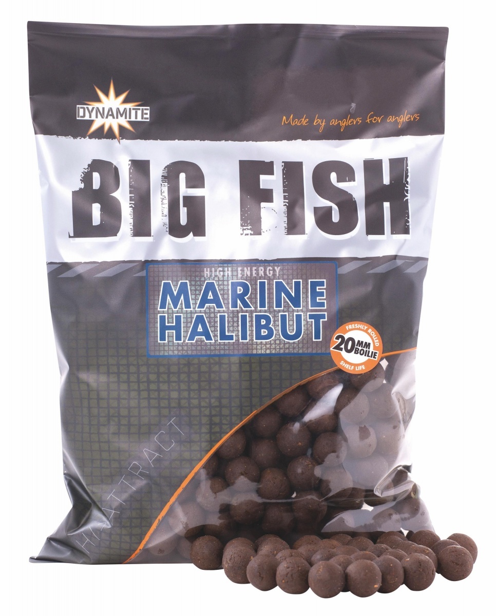DynamiteBaits BIG FISH Marine Halibut Boilies Kulki proteinowe