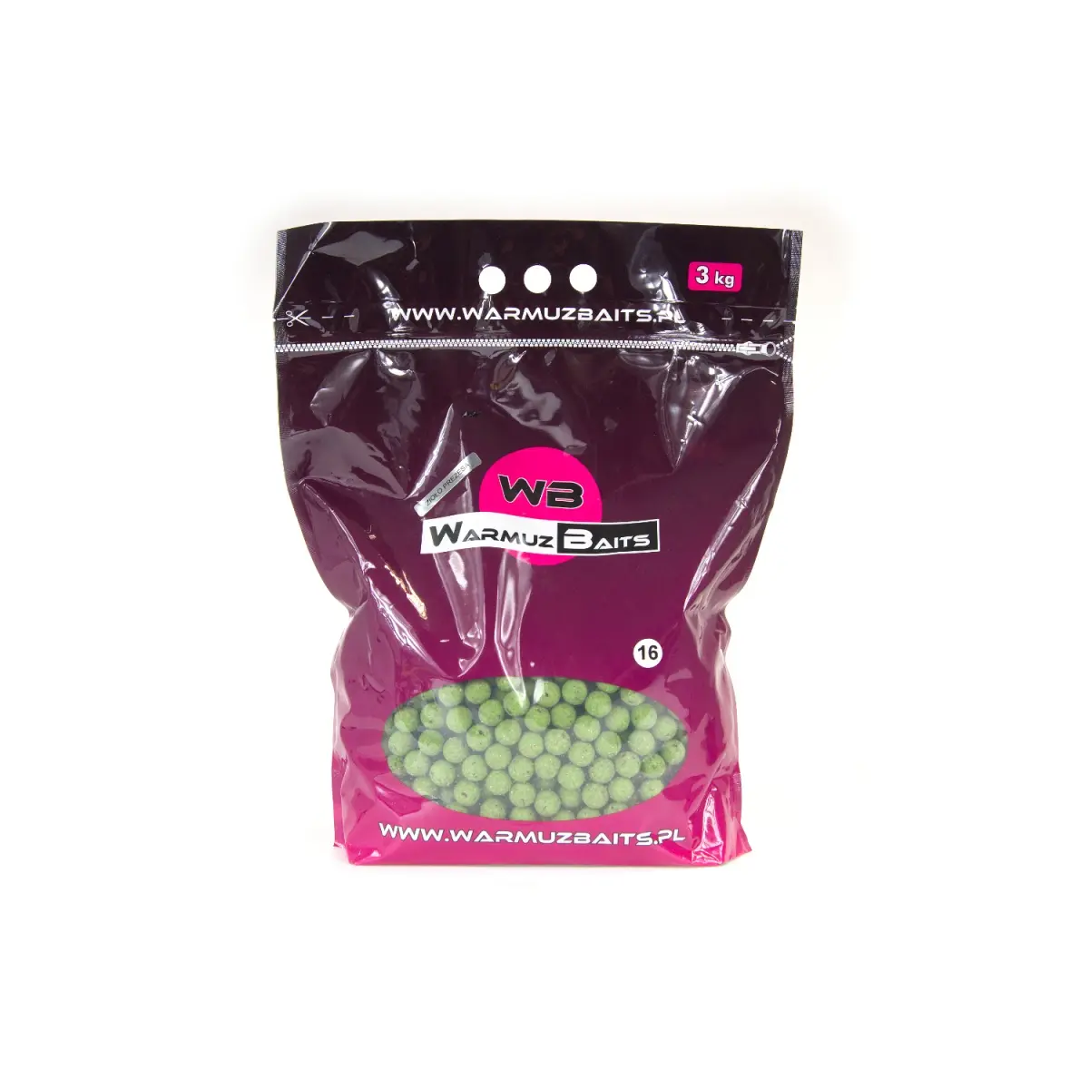 WarmuzBaits - Bile de nadă Iarbă Președinteluimărimea 16 mm / 3kg (sac) - MPN: 67030 - EAN: 5902537373518