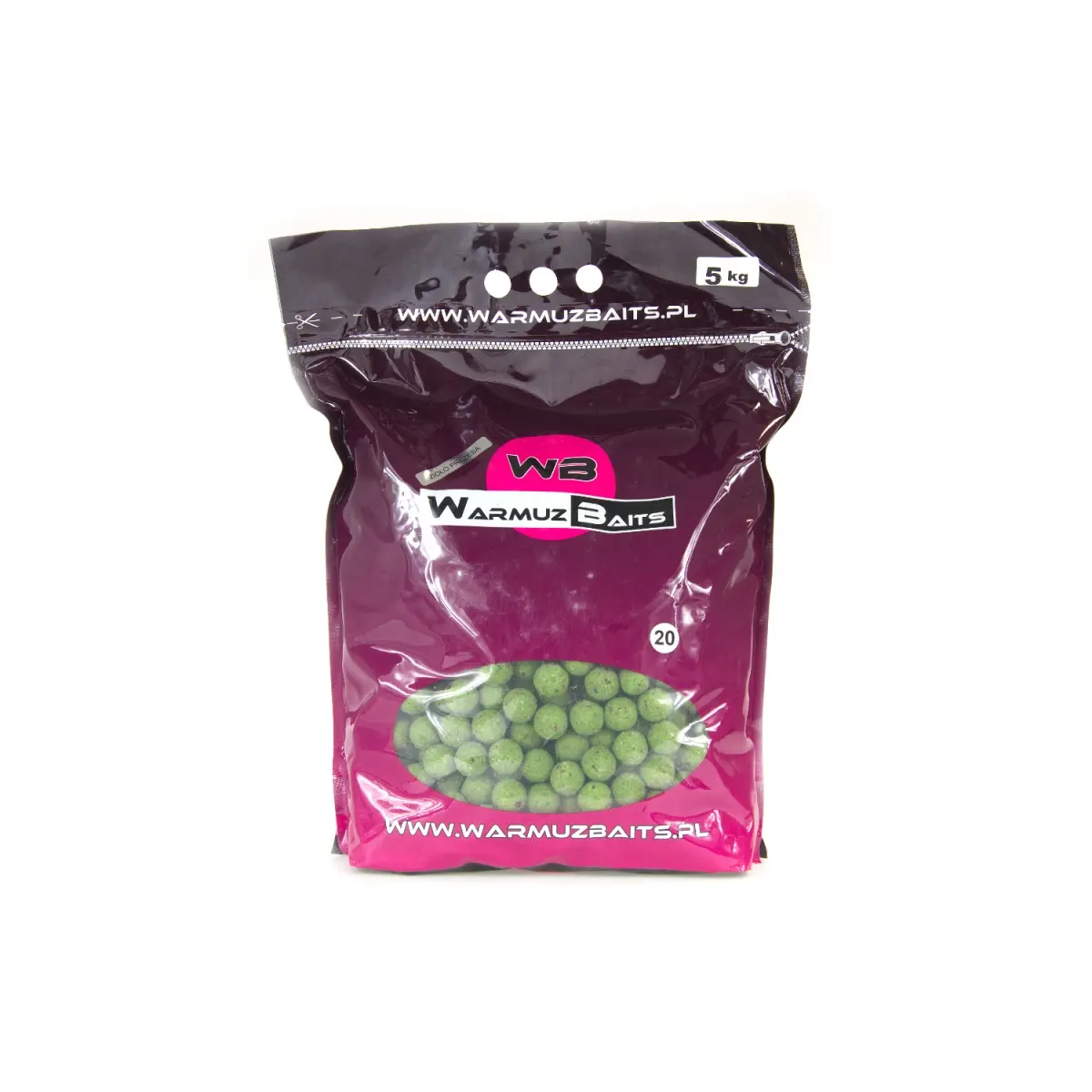 WarmuzBaits - Bile de nadă Iarbă Președinteluimărimea 20 mm / 5kg (sac) - MPN: 67063 - EAN: 5902537373846