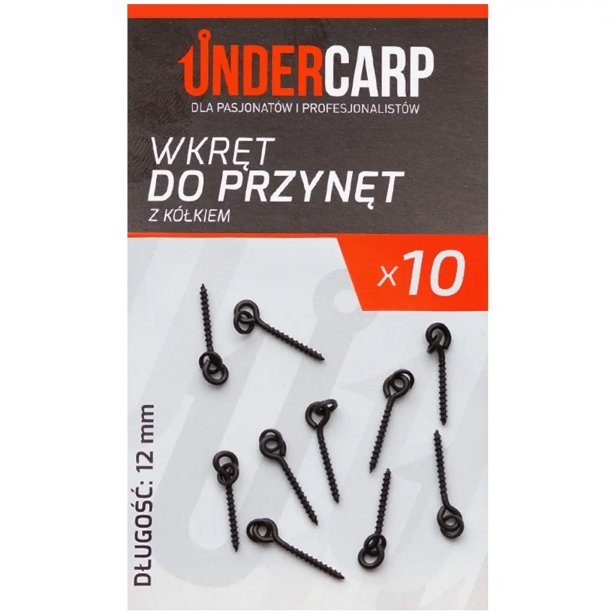 UnderCarp - Csali Csavar Gyűrűvelméret 12mm - MPN: UC437 - EAN: 5902721605302