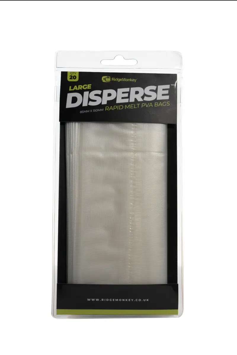 RidgeMonkey Disperse PVA Bagsmărimea Mare 85mm x 150mm - MPN: RMT182 - EAN: 5056210600276
