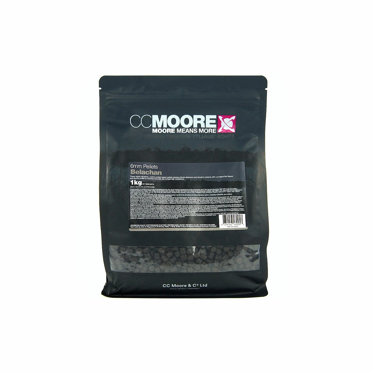 CcMoore Pellets - Belachanemballage 6 mm / 1 kg - MPN: 91248 - EAN: 634158439957