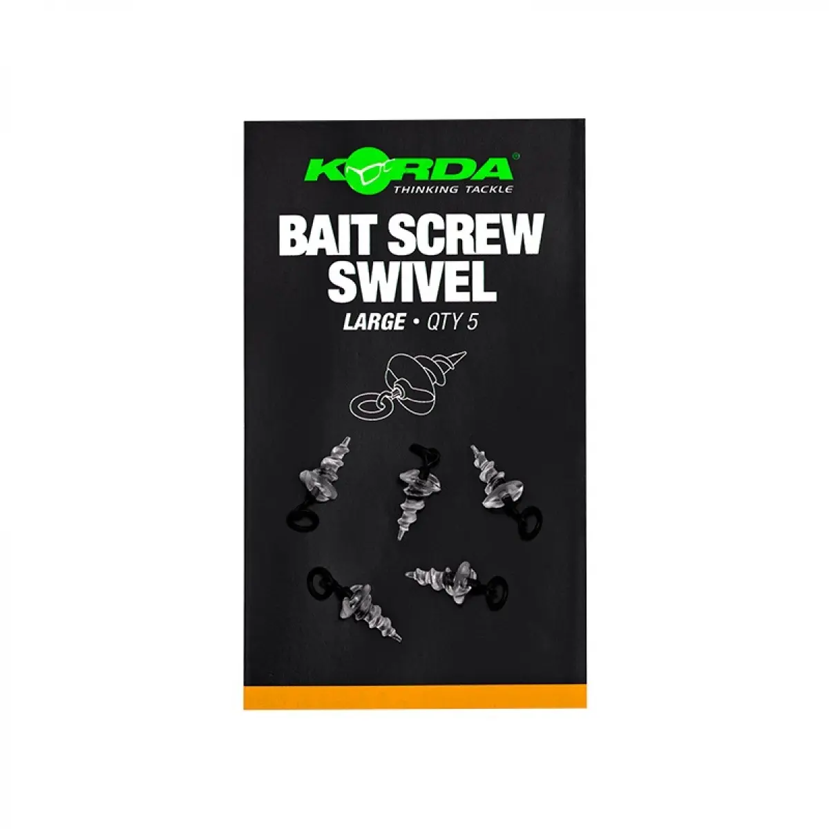 Korda Micro Ring Swivel Bait Screwrozmiar Large - MPN: KMW009 - EAN: 5060660638000