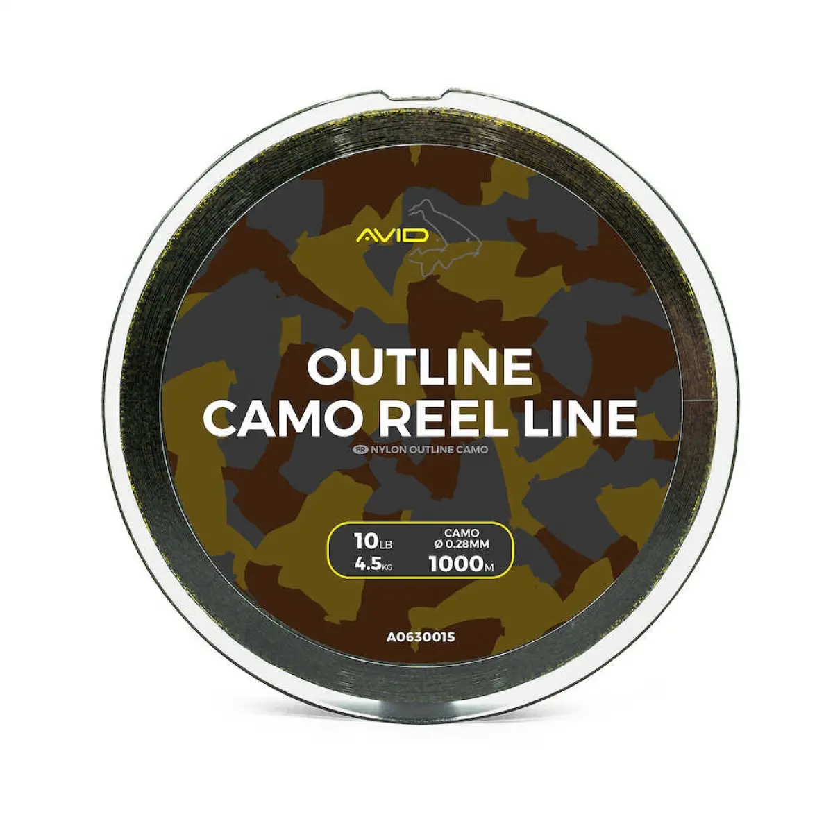 Avid Carp Outline Camo Reel Line  1000m / 10lb (4,5kg) / 0.28mm 1000m / 10lb (4,5kg) / 0.28mm - MPN: A0630015 - EAN: 5056317720174