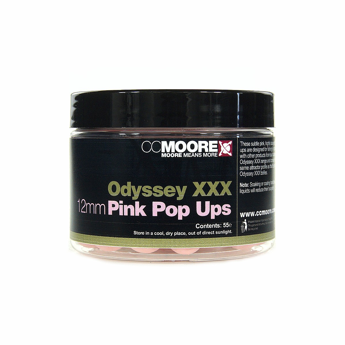 CcMoore Pink Pop-Ups - Odyssey XXX rozmiar 12mm - MPN: 90380 - EAN: 0634158553981