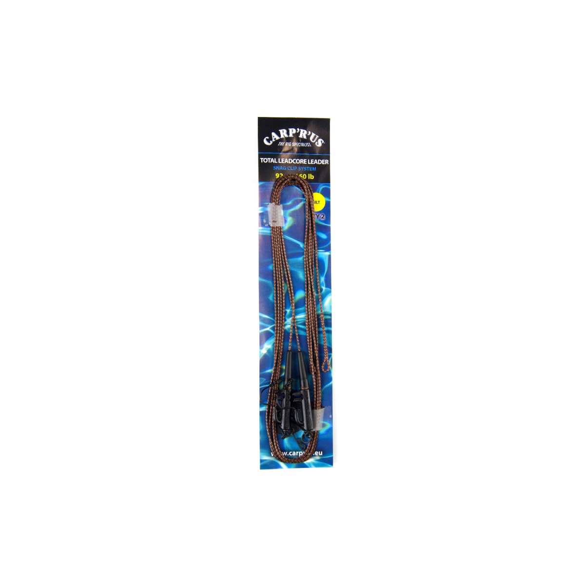 Carprus Total Leadcore Leader Snag clip - 92cm 60lbwersja Silt (muł) - MPN: CRU800801 - EAN: 8592400867519