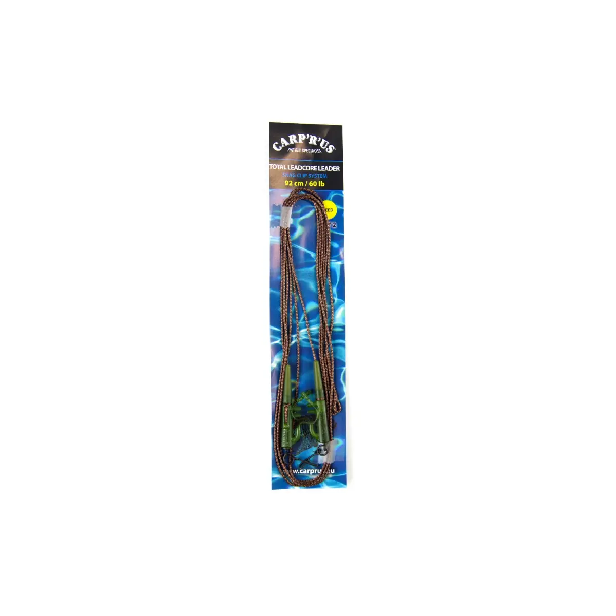 Carprus Total Leadcore Leader Snag clip - 92cm 60lbversiune weed (plante) - MPN: CRU800802 - EAN: 8592400867526