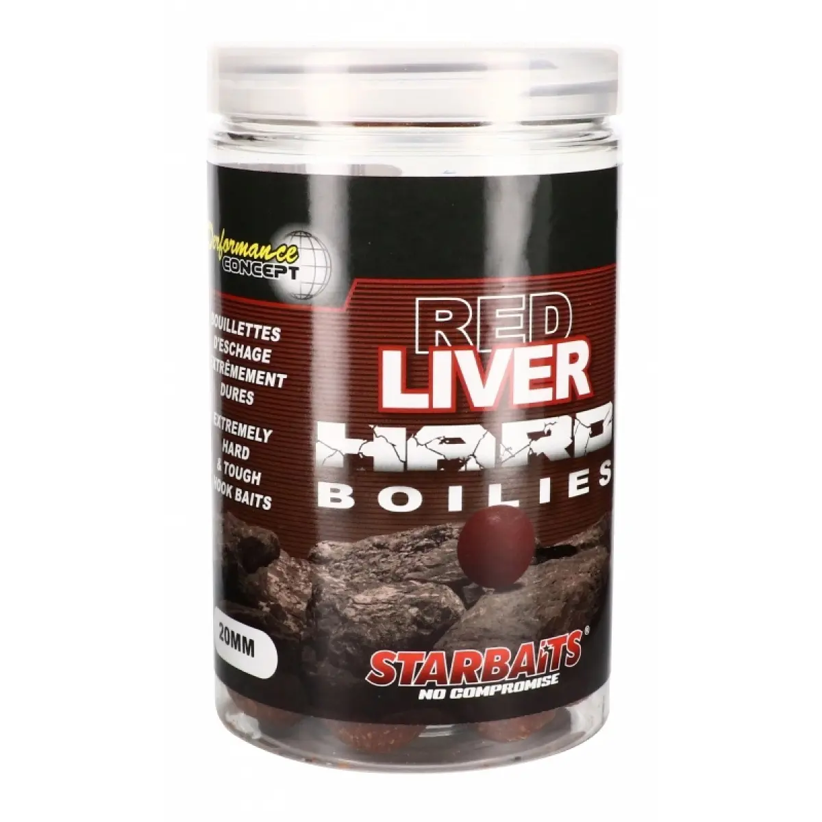 Starbaits Performance Hard Boilies - Red Livermărimea 20 mm - MPN: 71697 - EAN: 3297830716974