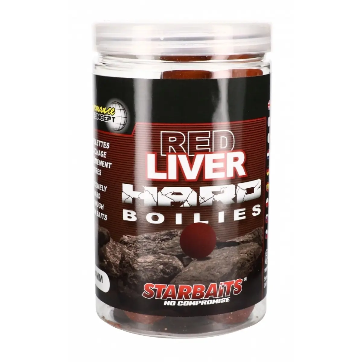 Starbaits Performance Hard Boilies - Red Livermărimea 24mm - MPN: 71698 - EAN: 3297830716981
