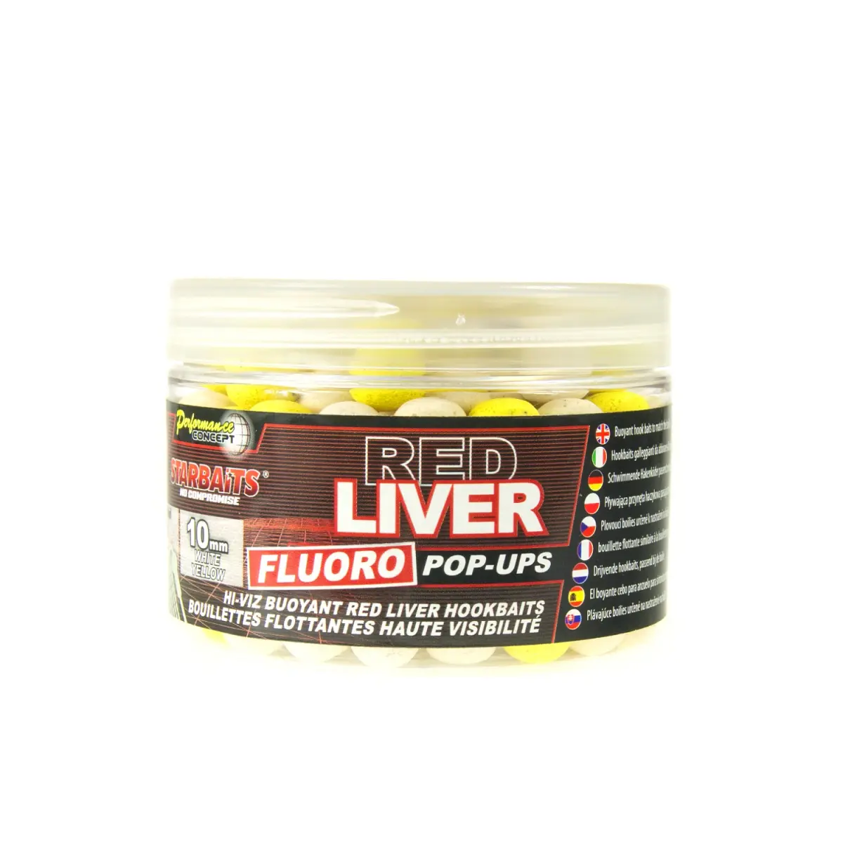Starbaits Performance Fluo Pop Ups - Red Liverrozmiar 10 mm - MPN: 64874 - EAN: 3297830648749