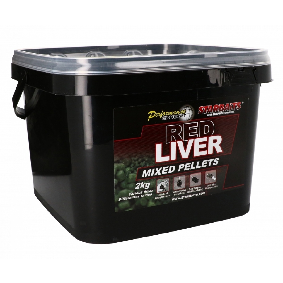 Starbaits Performance Pellets - Red Liveropakowanie 2kg - MPN: 33861 - EAN: 3297830338619