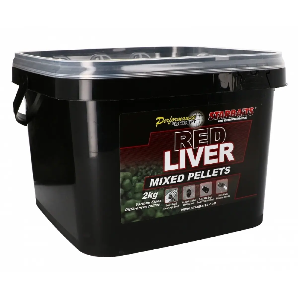 Starbaits Performance Pellets - Red Liverambalaj 2kg - MPN: 33861 - EAN: 3297830338619