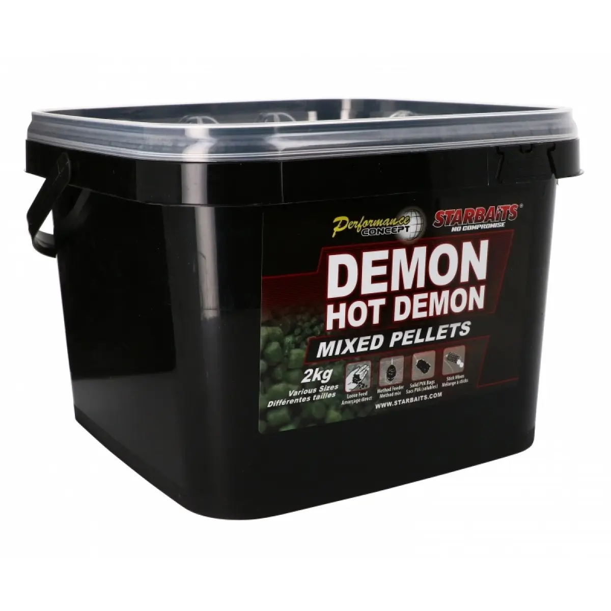 Starbaits Performance Pellets - Hot Demonemballage 2kg - MPN: 34172 - EAN: 3297830341725