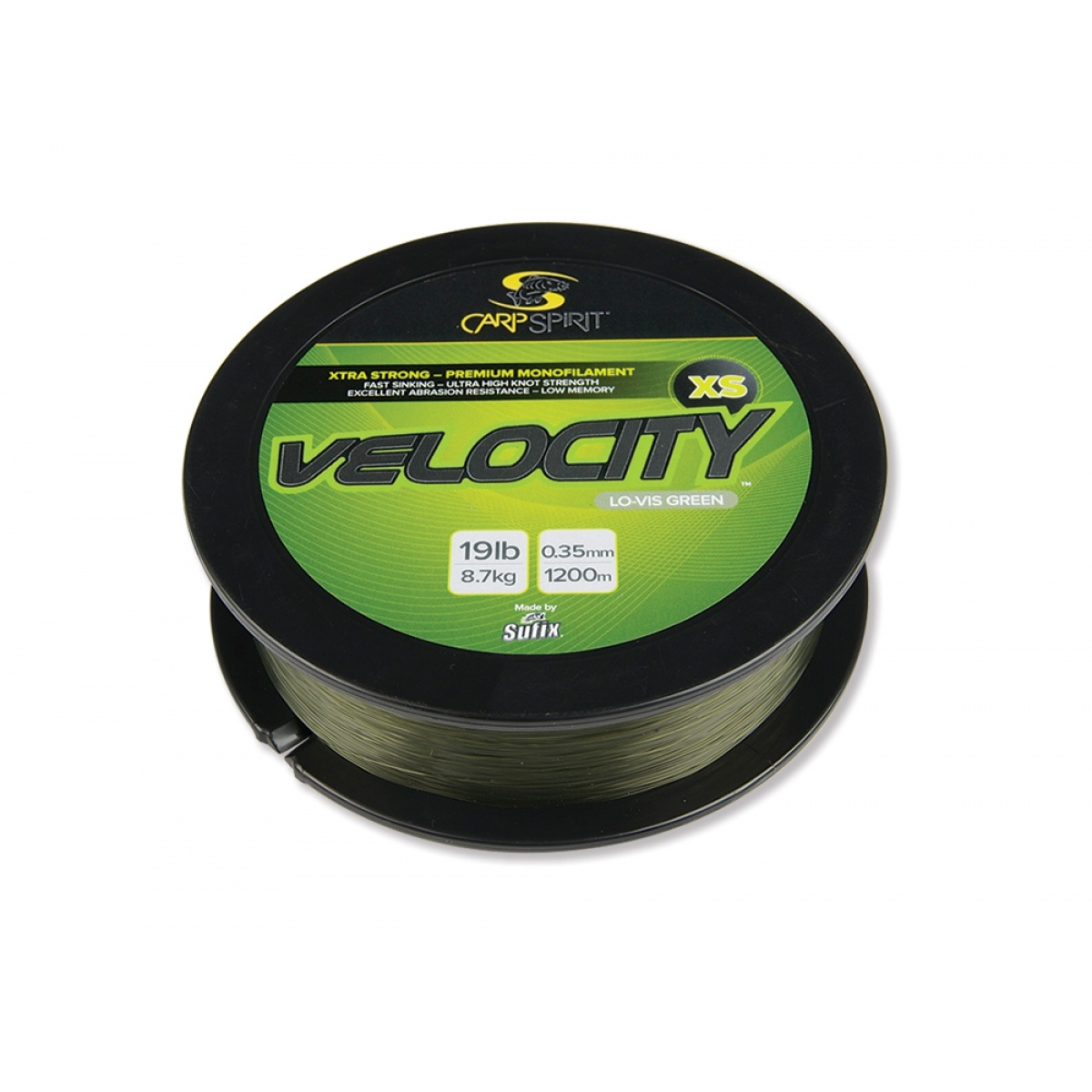 Carp Spirit Velocity XS Greenrozmiar 0.30/1200 - MPN: ACS470036 - EAN: 3422993036625