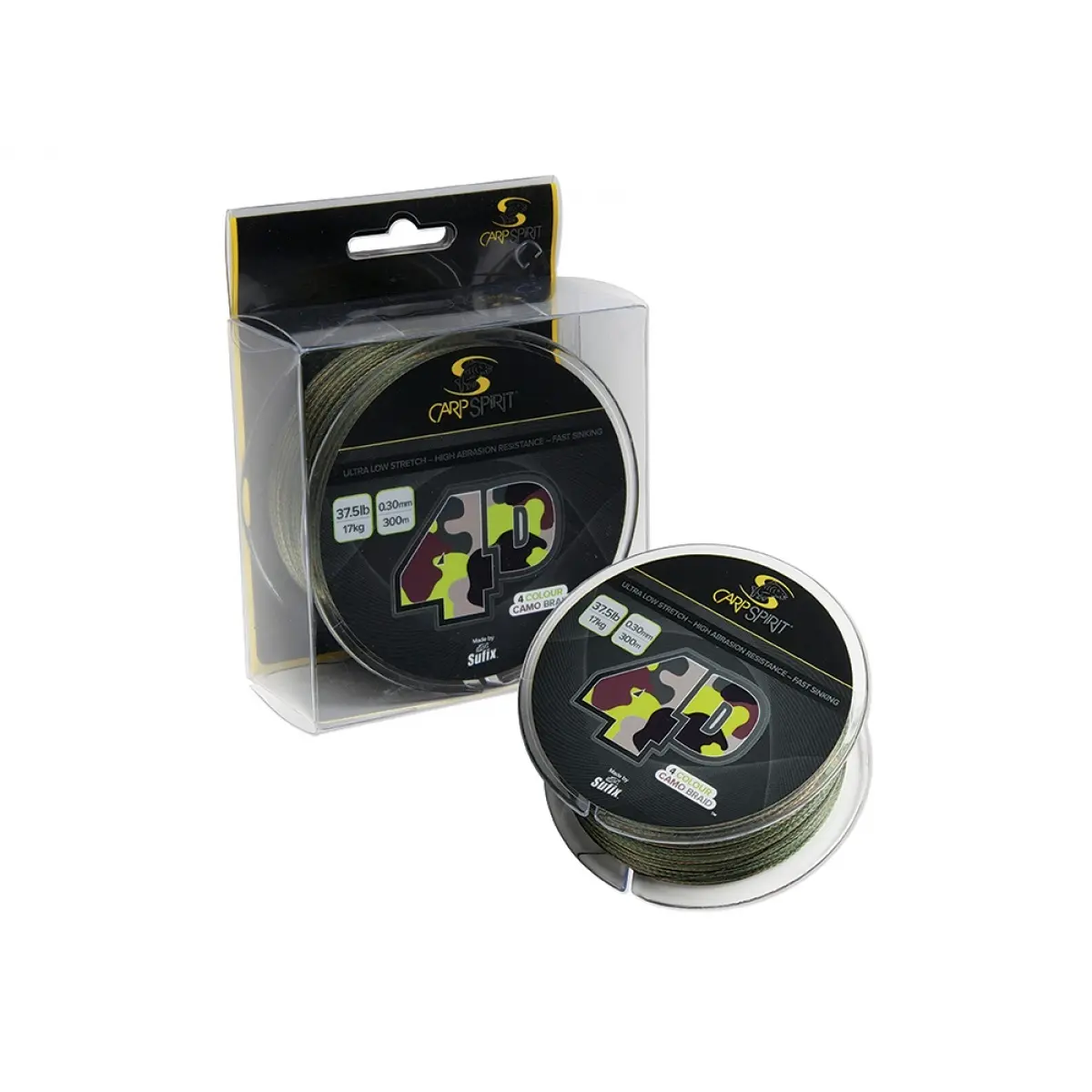 Carp Spirit 4D Camo Braid 0.35/300rozmiar 0.35/300 - MPN: ACS640020 - EAN: 3422993036991