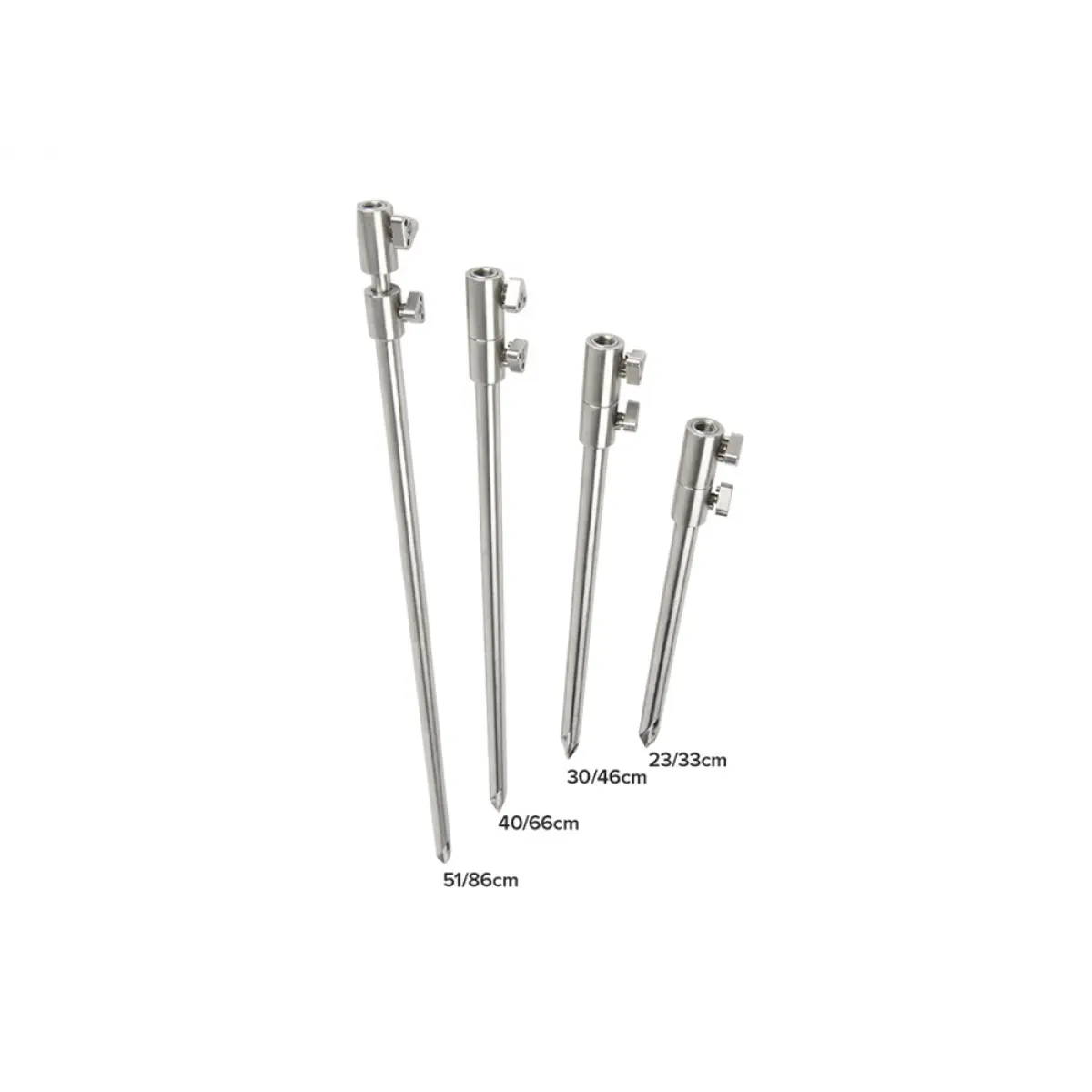 Carp Spirit INOX 300 QR Bora Point Banksticks  12 Zoll (30-46cm)Ausführung 12 Zoll (30-46cm) - MPN: ACS370031 - EAN: 3422993044026