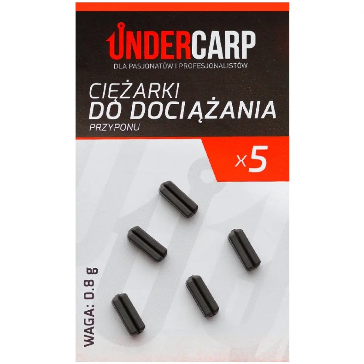 UnderCarp - Pesi per Zavorrare il Terminalemisurare 0.8g - MPN: UC408 - EAN: 5902721605074