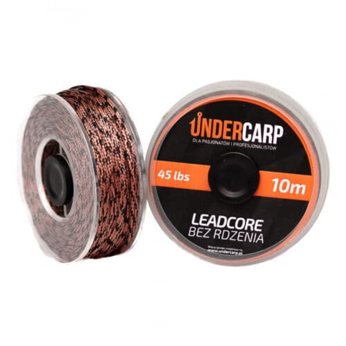 UnderCarp - Leadcore bez rdzeniarozmiar 10m/45lb brązowy - MPN: UC413 - EAN: 5902721602868