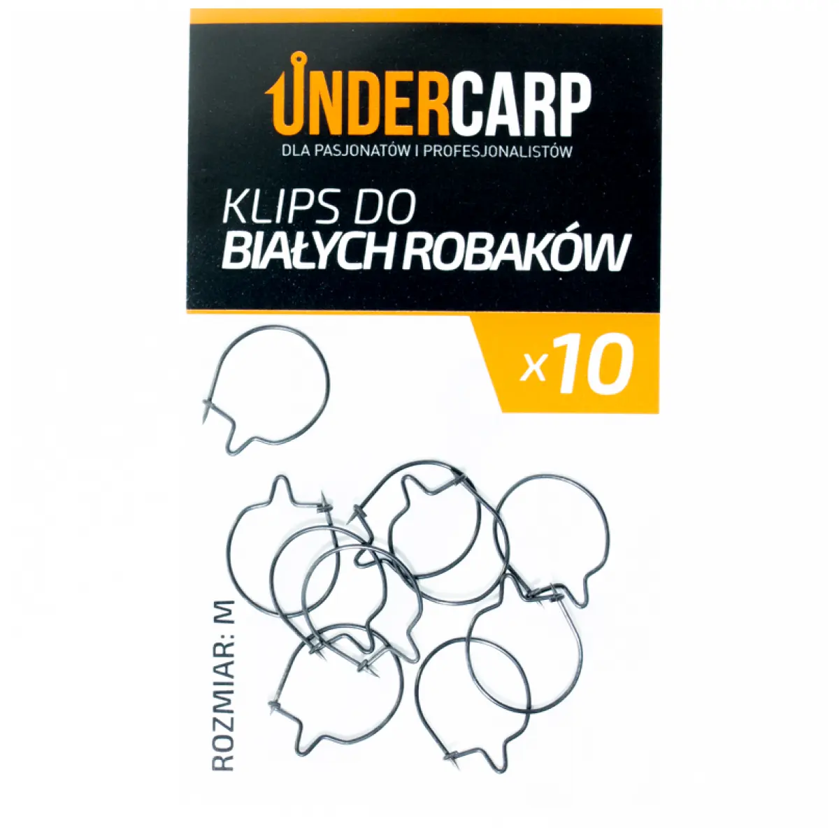 UnderCarp - Clema pentru viermi albimărimea M - MPN: UC153 - EAN: 5902721601830