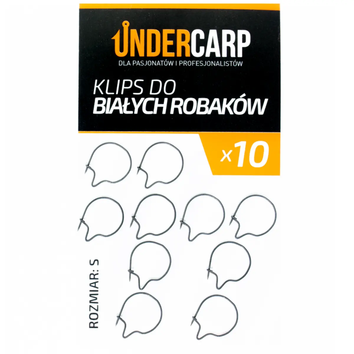 UnderCarp - Clema pentru viermi albimărimea S - MPN: UC152 - EAN: 5902721601823