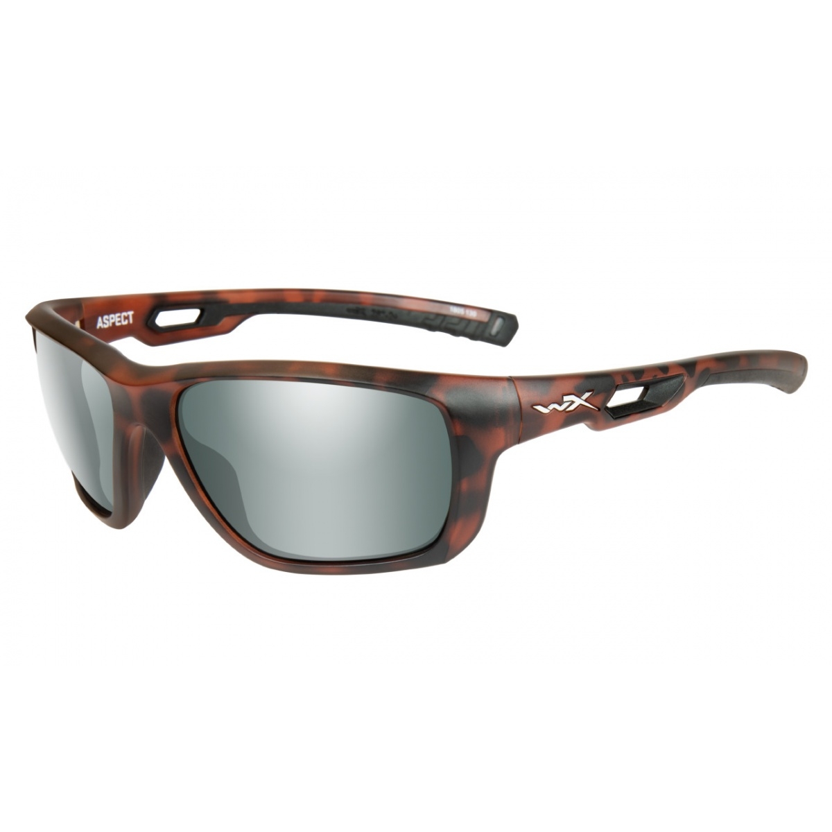 WileyX ASPECT Polarized Platinum Flash Smoke Green Lens Matte Demi Framekolor Polarized Platinum Flash Smoke Green - MPN: ACASP06 - EAN: 712316005418