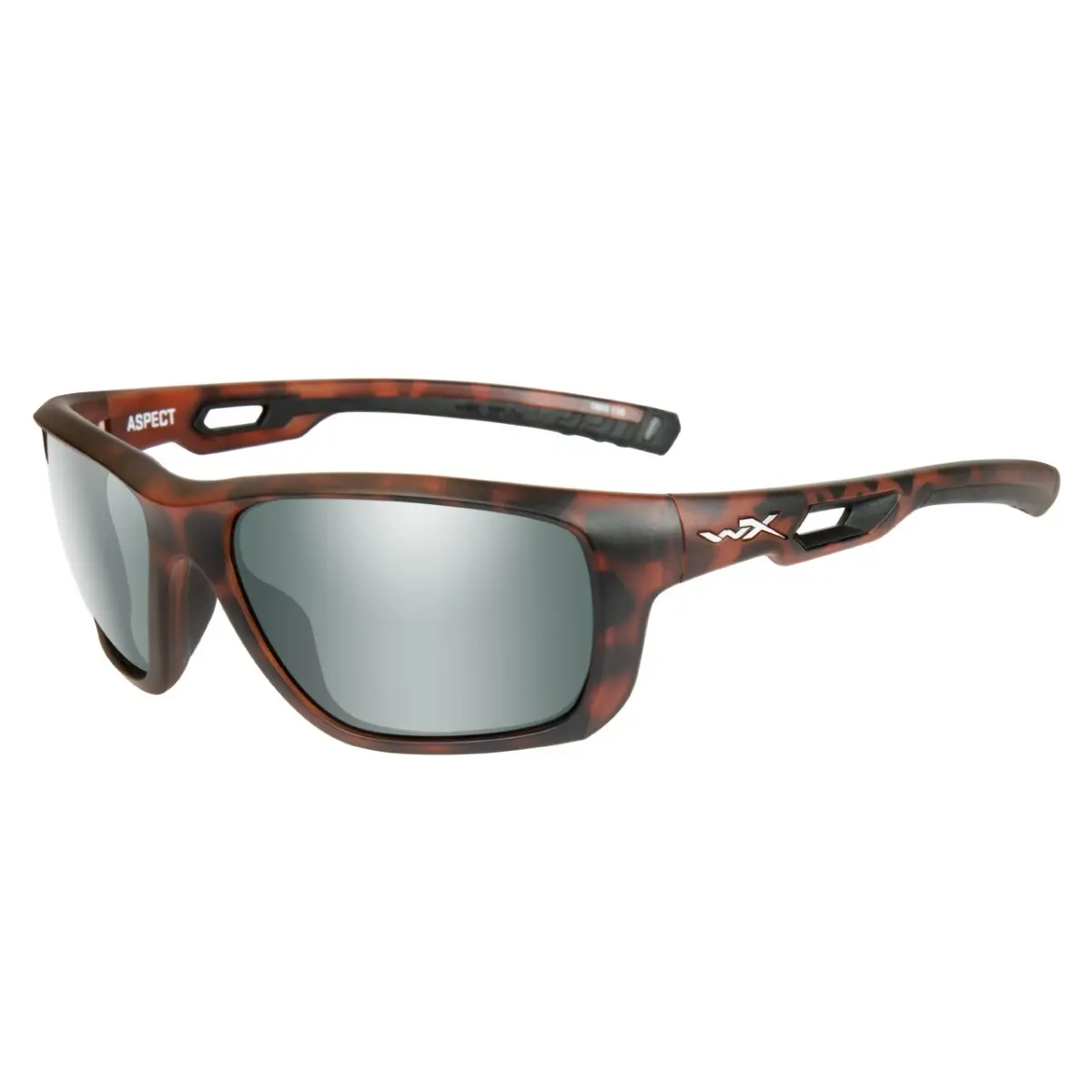 WileyX ASPECT Polarized Platinum Flash Smoke Green Lens Matte Demi Frameculoare Polarizat Platinum Flash Smoke Green - MPN: ACASP06 - EAN: 712316005418