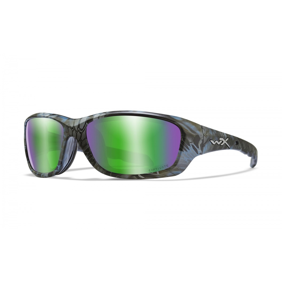 WileyX GRAVITY Captivate Pol Green Mirror Amber KRYPTEK Neptune Framekolor Captivate Polarized Green Mirror Amber - MPN: CCGRA12 - EAN: 712316004039